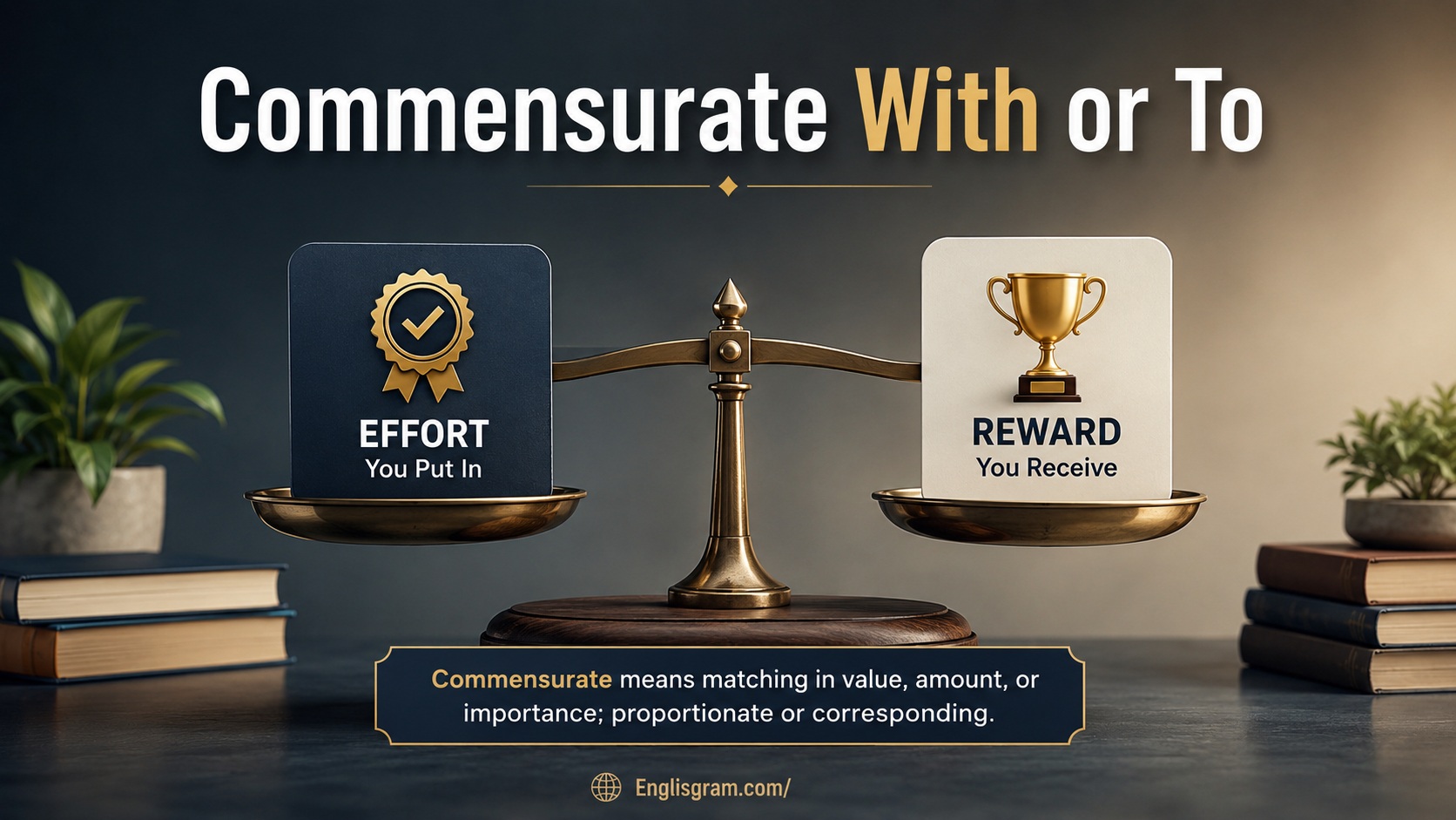 Commensurate With or To