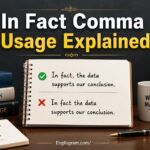 In Fact Comma Usage Explained