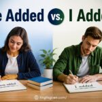 I've Added vs. I Added