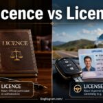 Licence vs License