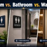 Restroom vs. Bathroom vs. Washroom
