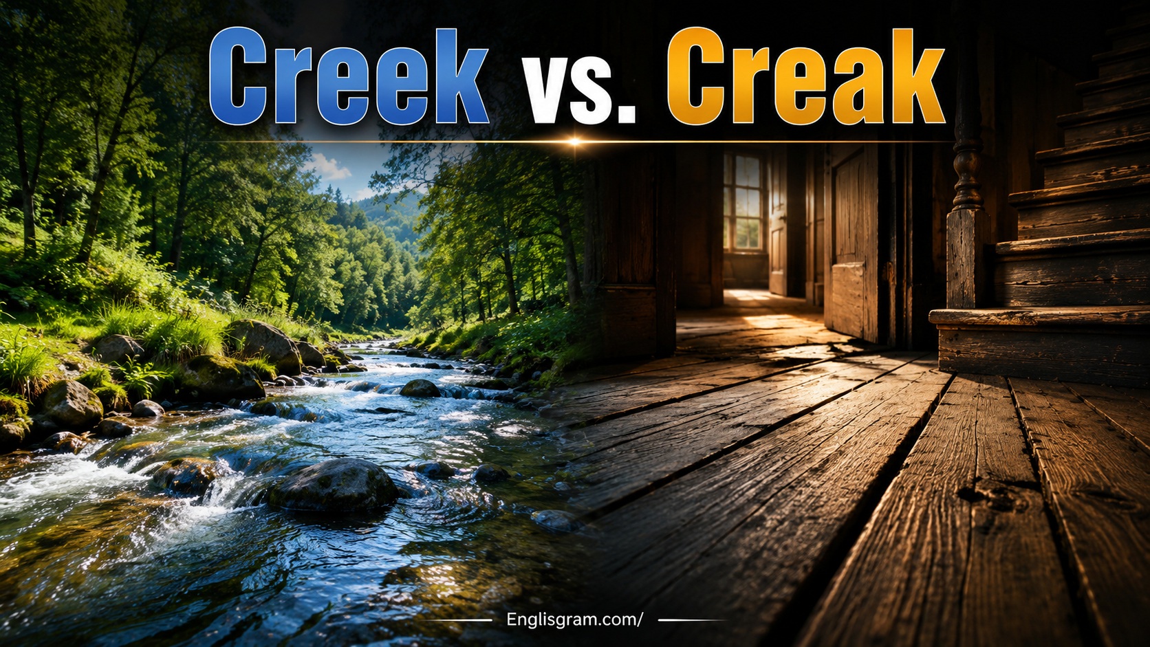Creek vs. Creak