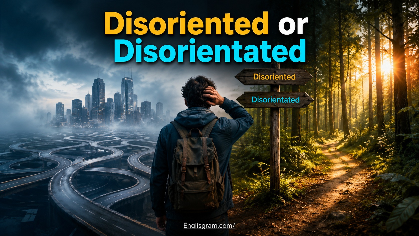 Disoriented or Disorientated