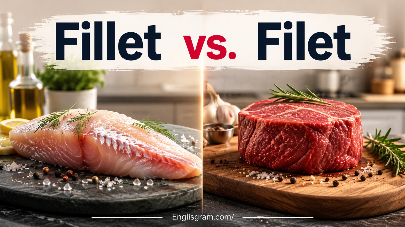 Fillet vs. Filet