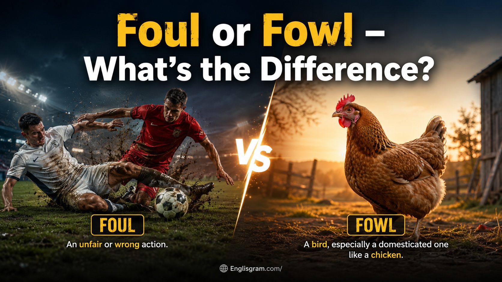 Foul or Fowl – What's the Difference