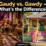 Gaudy vs. Gawdy – What's the Difference
