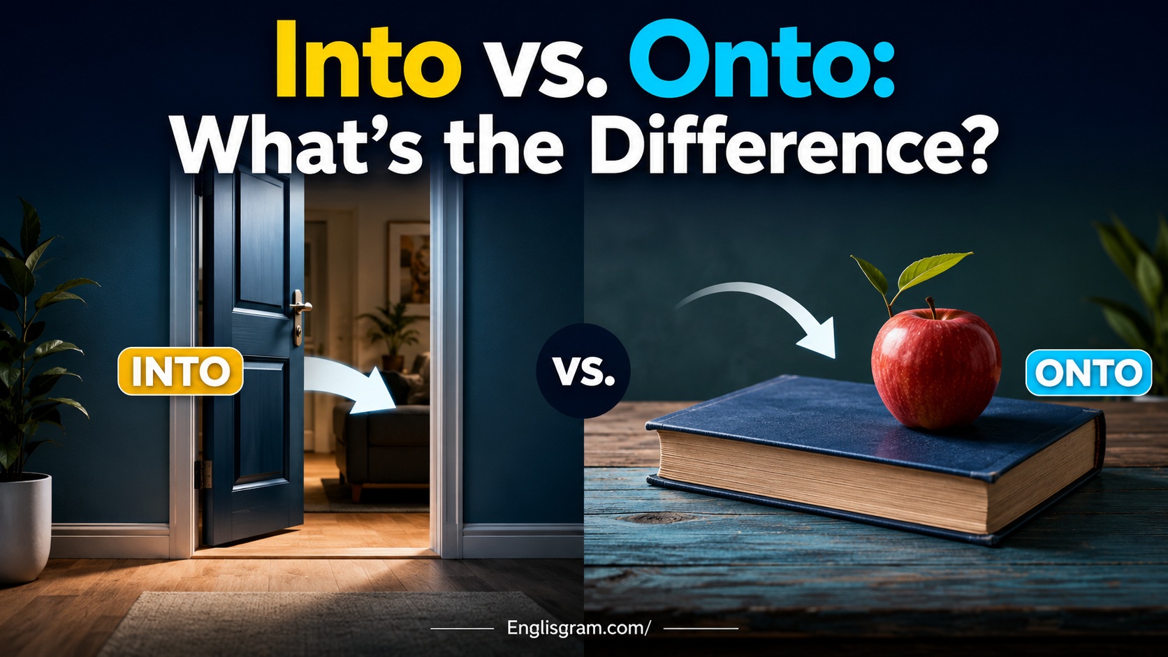 Into vs. Onto