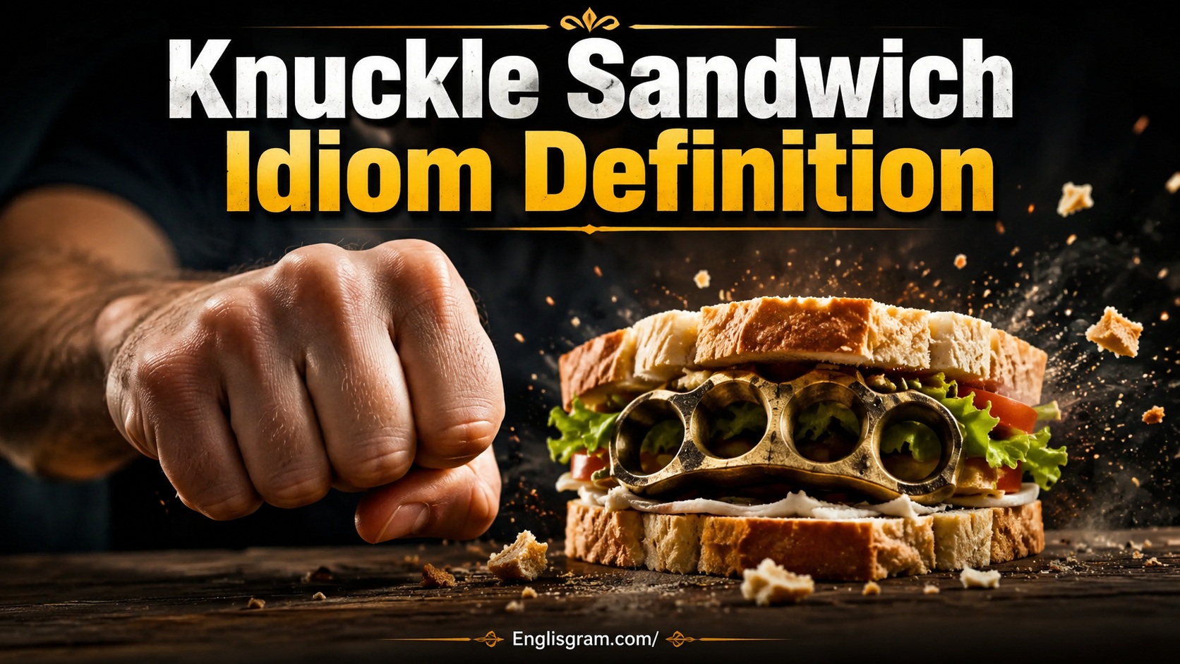 Knuckle Sandwich Idiom Definition