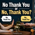 No Thank You or No, Thank You