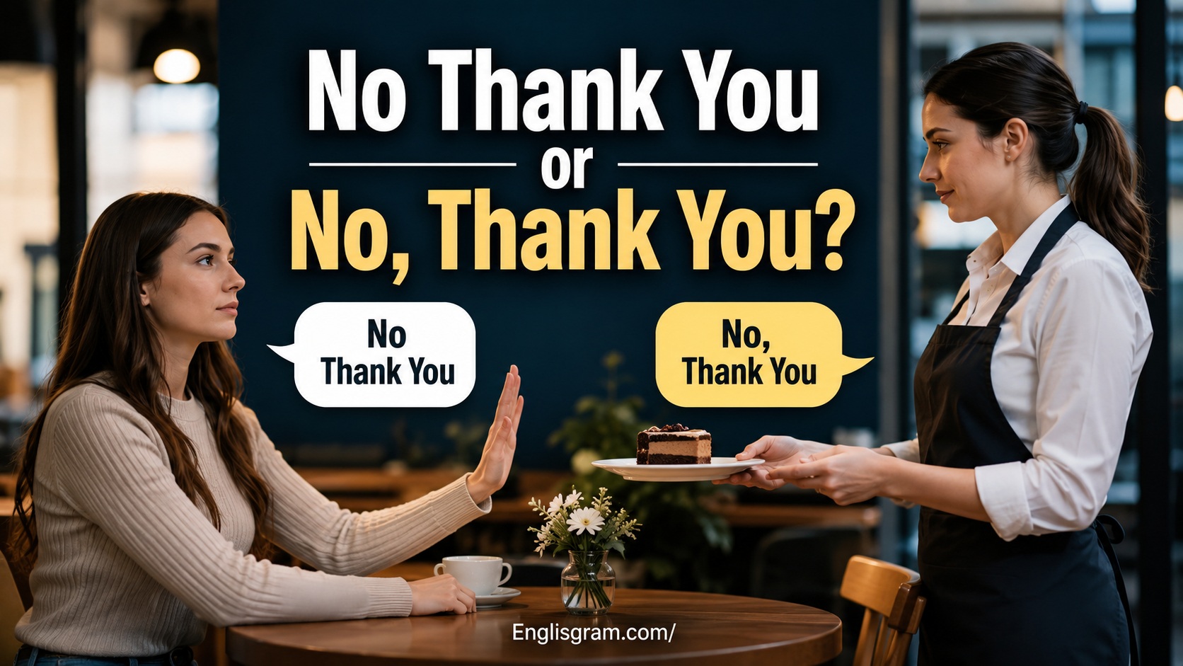 No Thank You or No, Thank You