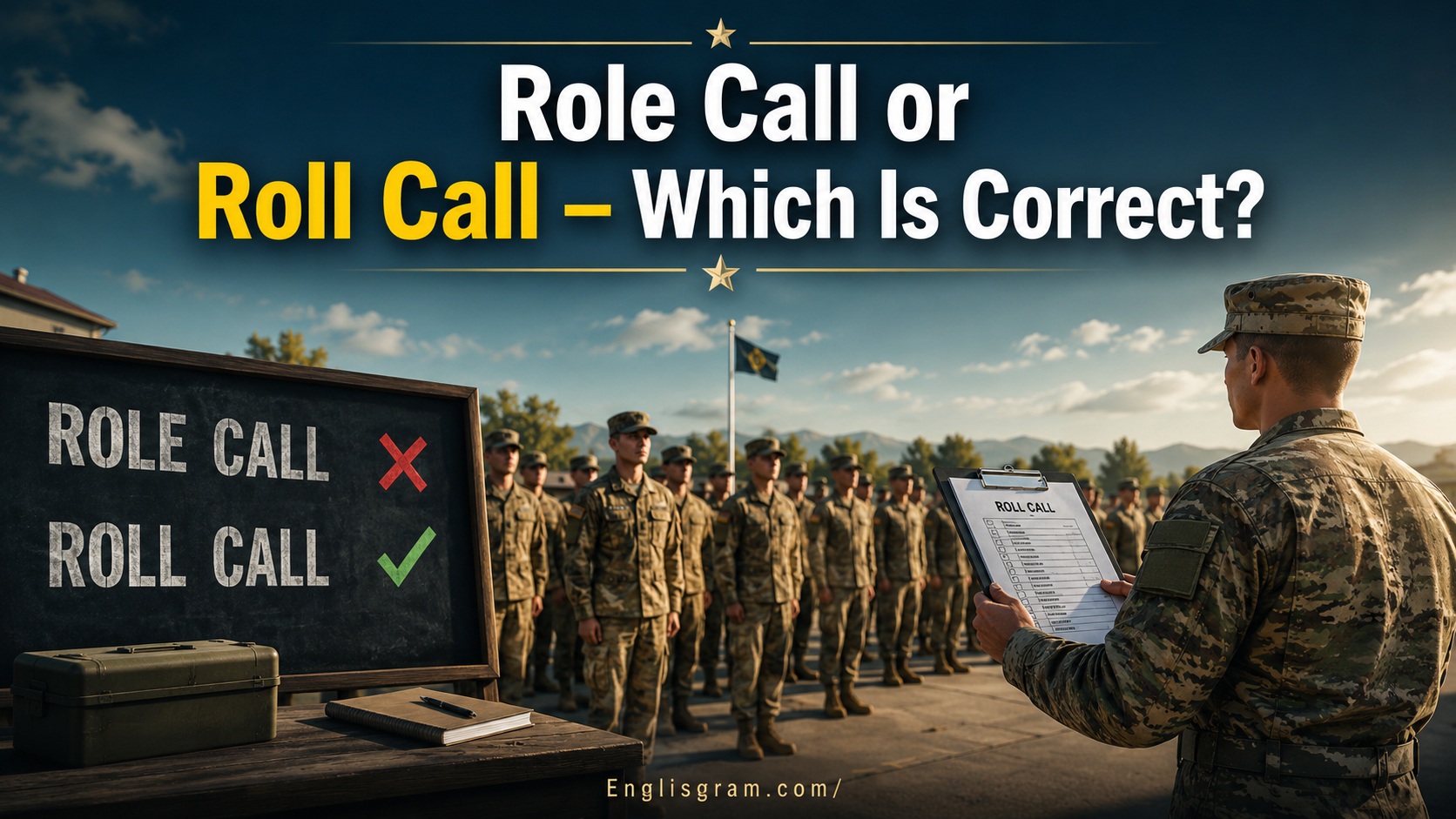 Role Call or Roll Call – Which Is Correct