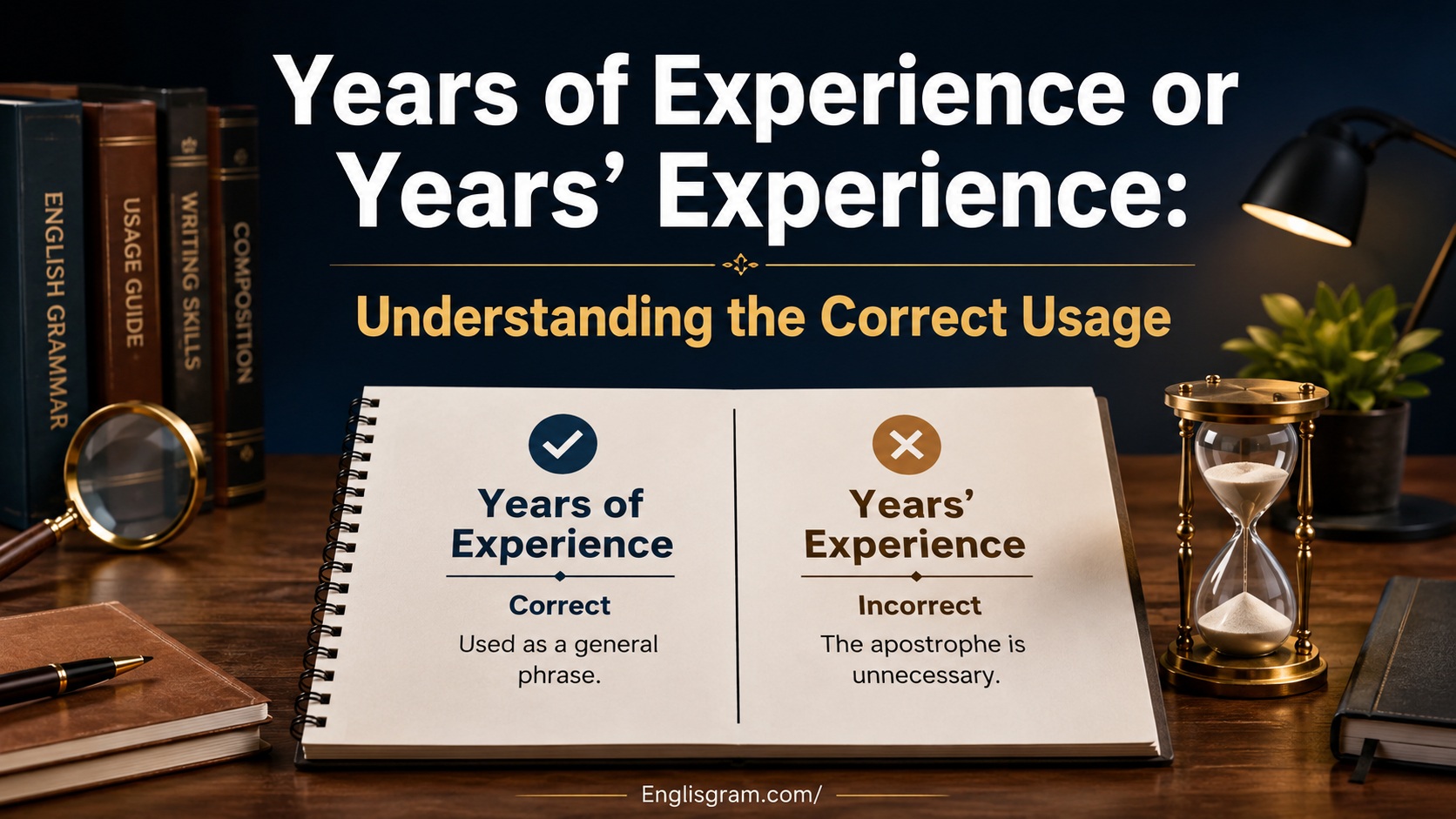 Years of Experience or Years’ Experience