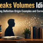 Speaks Volumes Idiom