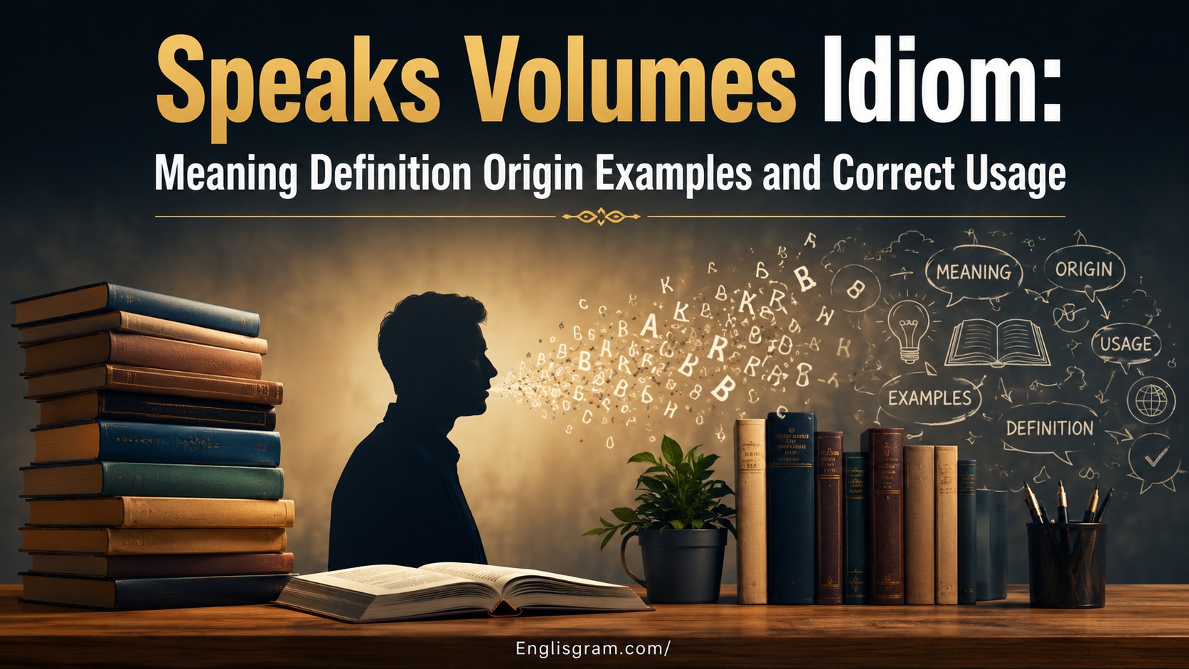Speaks Volumes Idiom