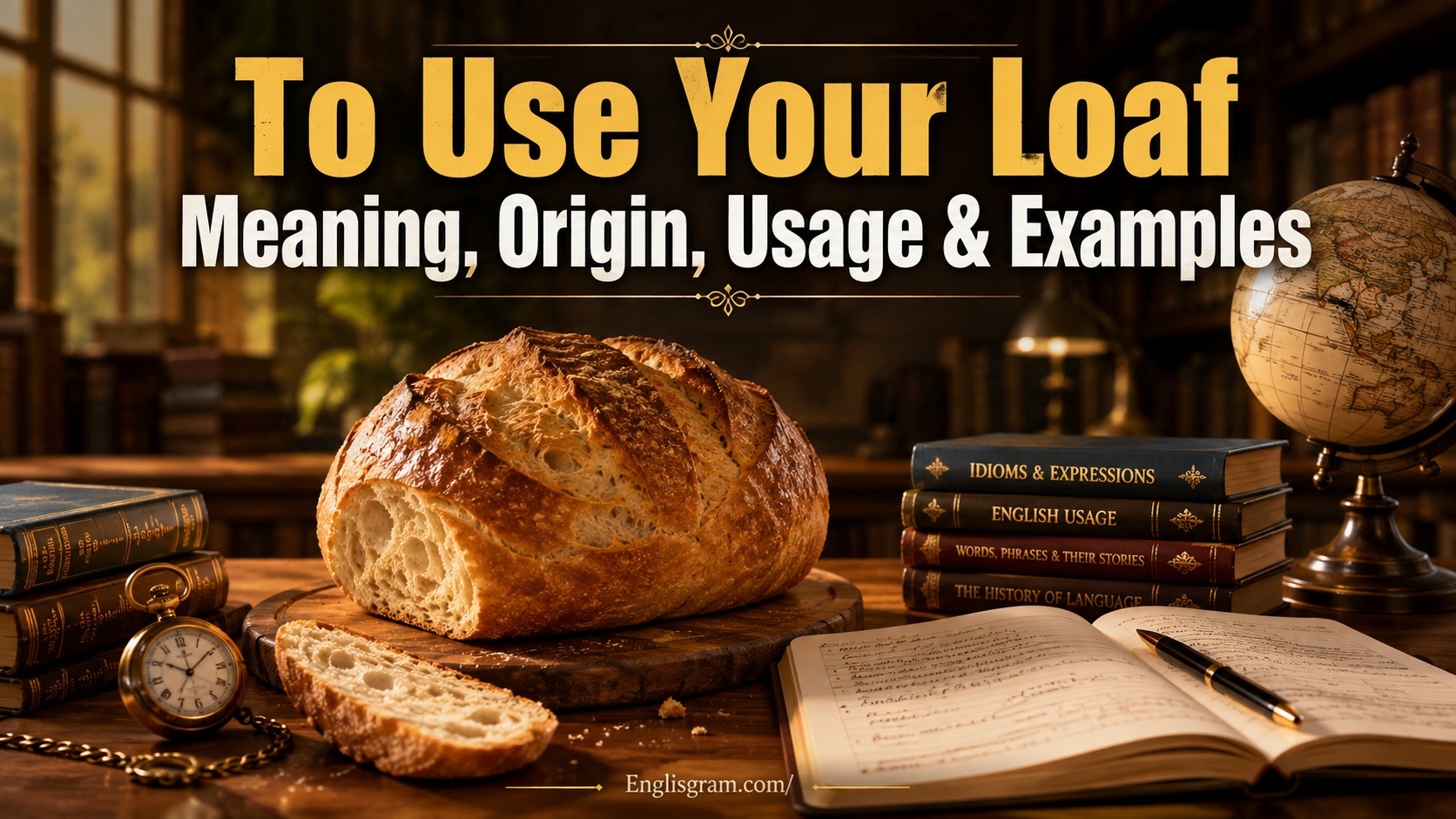 To Use Your Loaf  Meaning