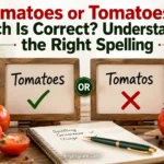 Tomatoes or Tomatoes