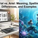Arial vs. Ariel